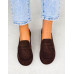 Czekoladowe Zamszowe Mokasyny Barefoot Classic Czekoladowe Zamszowe Mokasyny Barefoot Classic
