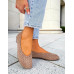 Beżowe Mokasyny Baleriny Barefoot Strukturalne Beżowe Mokasyny Baleriny Barefoot Strukturalne