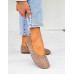 Beżowe Mokasyny Baleriny Barefoot Strukturalne Beżowe Mokasyny Baleriny Barefoot Strukturalne