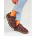 Czekoladowe Zamszowe Buty Sportowe Campes Choco Czekoladowe Zamszowe Buty Sportowe Campes Choco