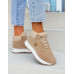 Sportowe Buty Zimowe Trapery Ocieplane Misses Beige