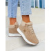 Sportowe Buty Zimowe Trapery Ocieplane Misses Beige Sportowe Buty Zimowe Trapery Ocieplane Misses Beige