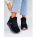 Sportowe Buty Zimowe Trapery Ocieplane Misses Black