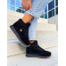 Sportowe Buty Zimowe Trapery Ocieplane Misses Black