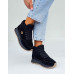 Sportowe Buty Zimowe Trapery Ocieplane Misses Black