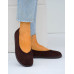 Czekoladowe Zamszowe Mokasyny Barefoot Ideal Czekoladowe Zamszowe Mokasyny Barefoot Ideal