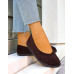 Czekoladowe Zamszowe Mokasyny Barefoot Ideal Czekoladowe Zamszowe Mokasyny Barefoot Ideal