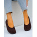 Czekoladowe Zamszowe Mokasyny Barefoot Ideal Czekoladowe Zamszowe Mokasyny Barefoot Ideal