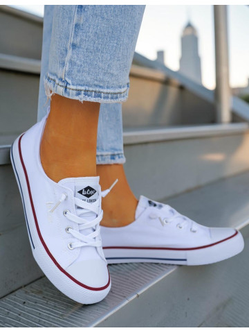 Białe Trampki Tenisówki Buty Sportowe Damskie Lee Cooper Białe Trampki Tenisówki Buty Sportowe Damskie Lee Cooper