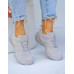 Szare Buty Sportowe Na Grubej Podeszwie Fit Szare Buty Sportowe Na Grubej Podeszwie Fit