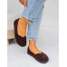 Czekoladowe Mokasyny Barefoot Skóra Naturalna Siwiecki Czekoladowe Mokasyny Barefoot Skóra Naturalna Siwiecki