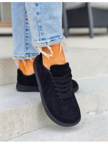 Buty Sportowe Barefoot Sznurowane Czarne Siwiecki Buty Sportowe Barefoot Sznurowane Czarne Siwiecki