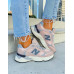 Różowe Sneakersy Buty Sportowe Na Platformie New B 9060