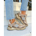 Beżowe Sneakersy Buty Sportowe Na Platformie New B 9060