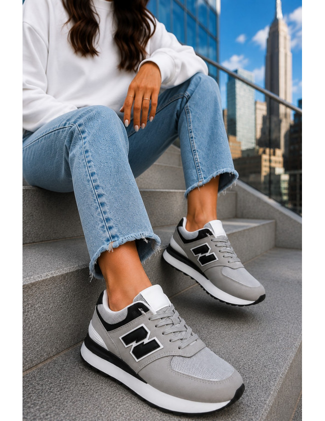 Ciemno-Szare Buty Sportowe Damskie New Blanced She Ciemno-Szare Buty Sportowe Damskie New Blanced She