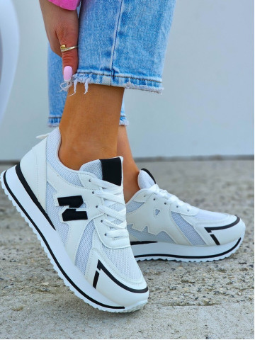 Białe Buty Sportowe Damskie New Blanced City Białe Buty Sportowe Damskie New Blanced City