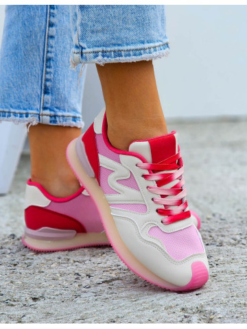 Różowe Buty Sportowe Damskie Fit Lovers