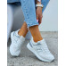 Biało-Szare Buty Sportowe Damskie New Blanced