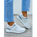 Biało-Szare Buty Sportowe Damskie New Blanced