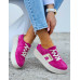 Premium Różowe Skórzane Sportowe Półbuty Trampki Arles