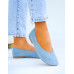 Mięciutkie Wygodne Baleriny Barefoot Niebieskie Mięciutkie Wygodne Baleriny Barefoot Niebieskie