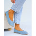 Mięciutkie Wygodne Baleriny Barefoot Niebieskie Mięciutkie Wygodne Baleriny Barefoot Niebieskie
