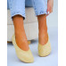 Mięciutkie Wygodne Baleriny Barefoot Żółte Mięciutkie Wygodne Baleriny Barefoot Żółte
