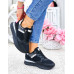 Buty Sportowe Na Platformie Sneakersy Prinss Black