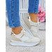 Buty Sportowe Na Platformie Sneakersy Prinss Biege