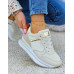 Buty Sportowe Na Platformie Sneakersy Prinss Biege