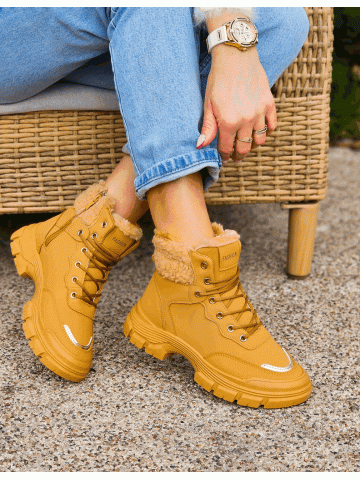 Sportowe Zimowe Botki Damskie Śniegowce Tarex Camel Sportowe Zimowe Botki Damskie Śniegowce Tarex Camel