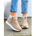 Sportowe Buty Zimowe Trapery Ocieplane Miss Beige