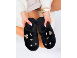 Klapki Kapcie Po Domu z Futerkiem Zakryte Palce Miu Klapki Kapcie Po Domu z Futerkiem Zakryte Palce Miu
