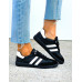Premium  Buty Sportowe Ze Skóry Naturalnej Sambies Czarne