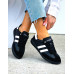 Premium  Buty Sportowe Ze Skóry Naturalnej Sambies Czarne
