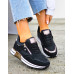 Czarne Buty Sportowe Sneakersy Compre
