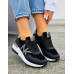 Czarne Buty Sportowe Sneakersy Michell Cores
