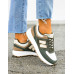 Biało-Zielone Buty Sportowe Damskie New Blanced