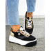 Czarne Eleganckie Sneakersy Na Grubej Podeszwie Next