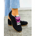 Czarne Sneakersy New Blanc Miumiu