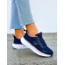 Lekkie Granatowe Buty Sportowe Damskie Skachars Lekkie Granatowe Buty Sportowe Damskie Skachars