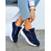 Lekkie Granatowe Buty Sportowe Damskie Skachars Lekkie Granatowe Buty Sportowe Damskie Skachars