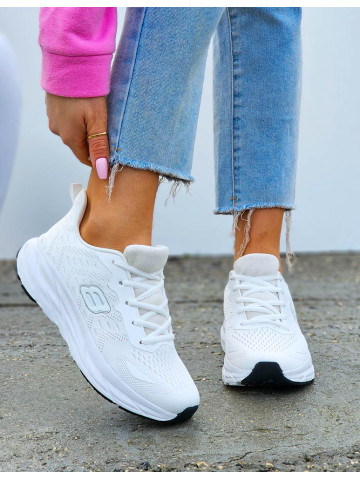 Lekkie Białe Buty Sportowe Damskie Skachars Lekkie Białe Buty Sportowe Damskie Skachars