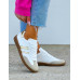 Białe Buty Sportowe Sneakersy SamBay Gold