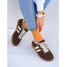 Czekoladowe Buty Sportowe Sneakersy SamBay Czekoladowe Buty Sportowe Sneakersy SamBay