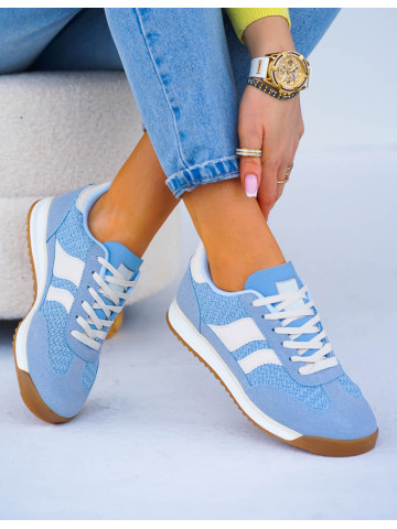 Niebiesko-Białe Buty Sportowe Damskie News Niebiesko-Białe Buty Sportowe Damskie News