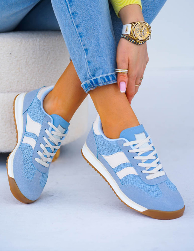 Niebiesko-Białe Buty Sportowe Damskie News Niebiesko-Białe Buty Sportowe Damskie News