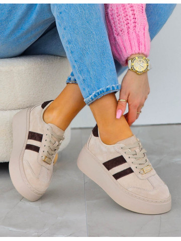 Premium Eleganckie Skórzane Sportowe Półbuty Trampki Eleya Premium Eleganckie Skórzane Sportowe Półbuty Trampki Eleya