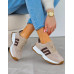 Premium Eleganckie Skórzane Sportowe Półbuty Trampki Cappuccino Premium Eleganckie Skórzane Sportowe Półbuty Trampki Cappuccino