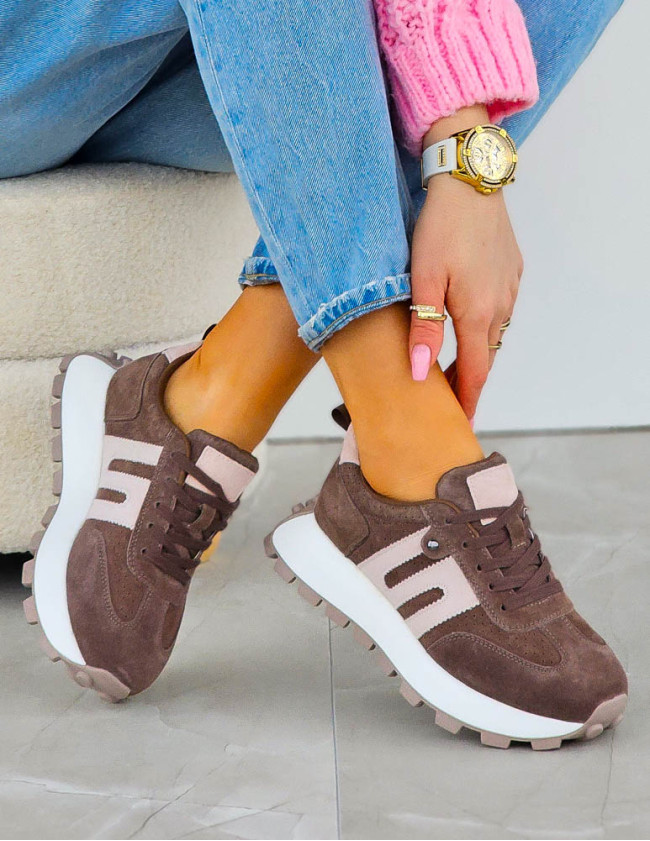 Premium Eleganckie Skórzane Sportowe Półbuty Trampki Americano Premium Eleganckie Skórzane Sportowe Półbuty Trampki Americano